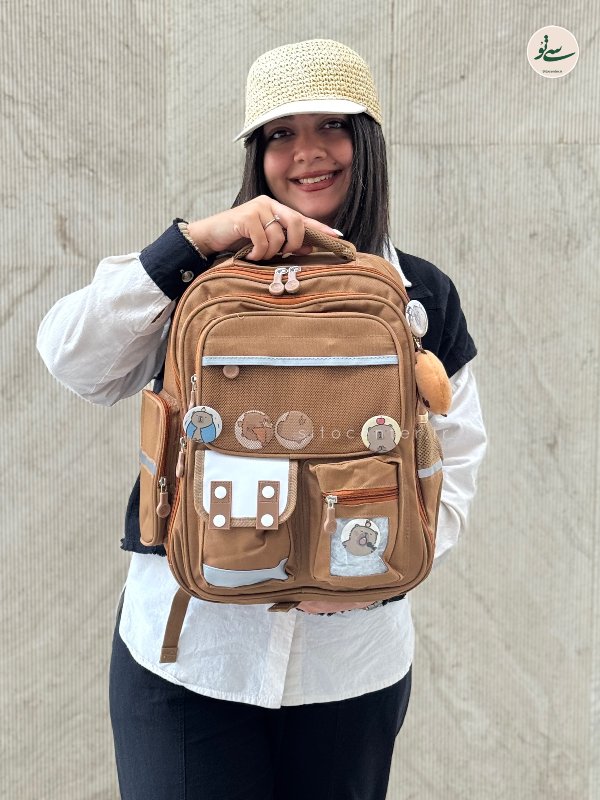 کوله پشتی طرح پیکسلی