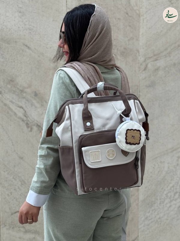 کوله پشتی Chrisbella مدل بیسکویتی کد 4006