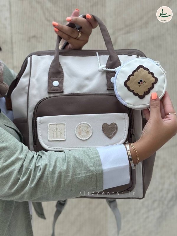 کوله پشتی Chrisbella مدل بیسکویتی کد 4006