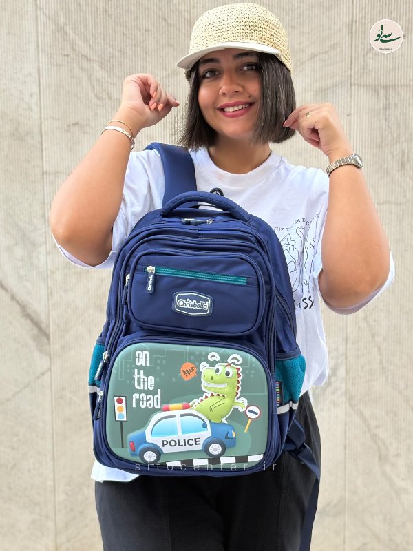 کوله پشتی سه تیکه Chrisbella مدل دایناسور کد 1011