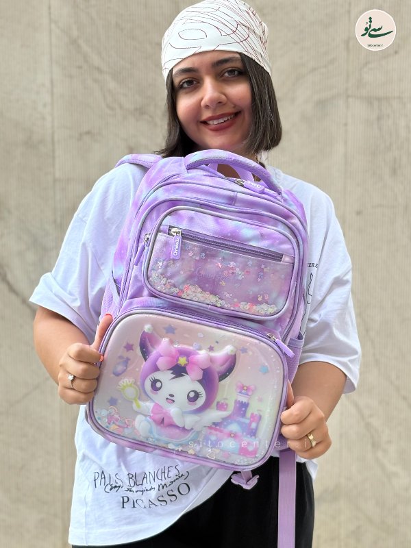 کوله پشتی سه تیکه Chrisbella مدل کرومی کد 1005