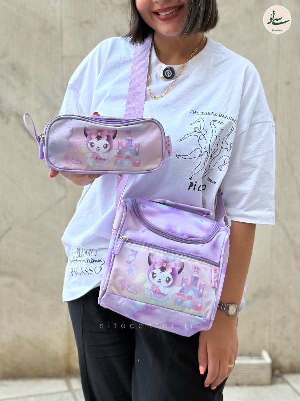 کوله پشتی سه تیکه Chrisbella مدل کرومی کد 1005