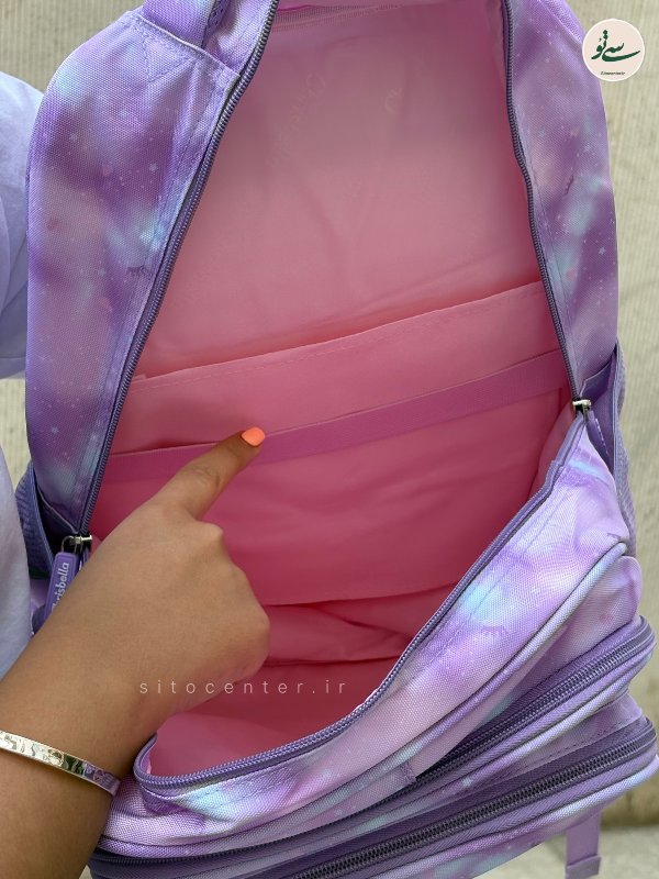 کوله پشتی سه تیکه Chrisbella مدل کرومی کد 1005