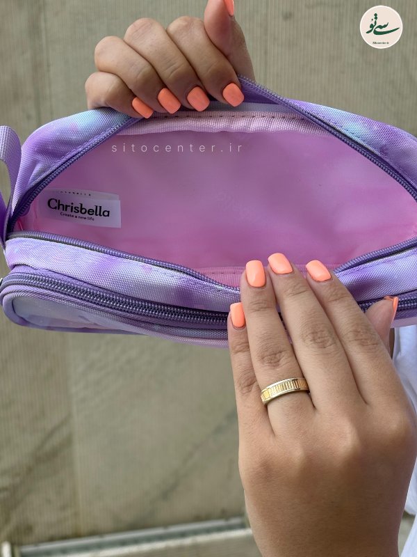 کوله پشتی سه تیکه Chrisbella مدل کرومی کد 1005