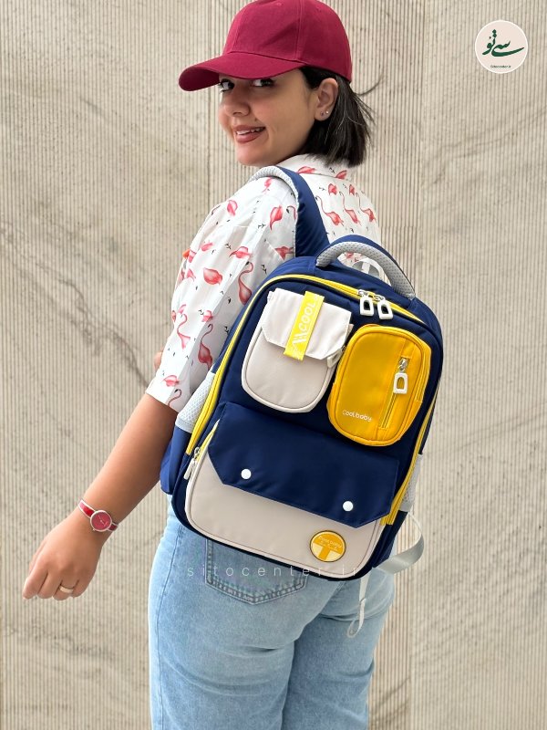 کوله پشتی Cool Baby مدل دوجیب کد 6120