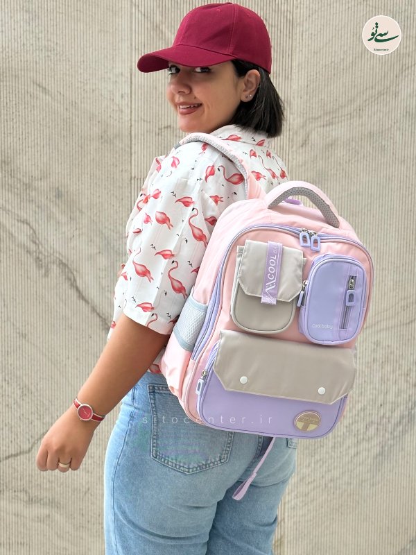 کوله پشتی Cool Baby مدل دوجیب کد 6120