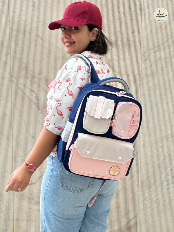 کوله پشتی Cool Baby مدل دوجیب کد 6120