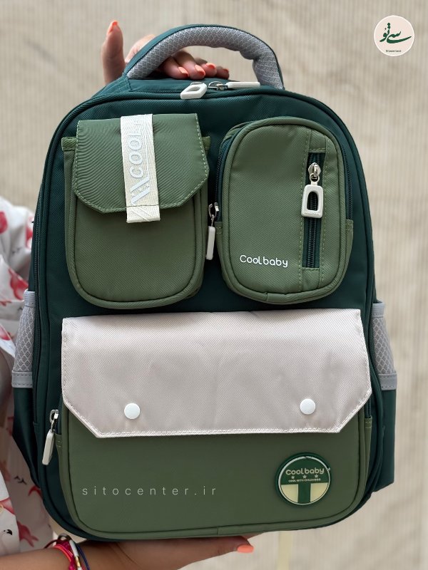 کوله پشتی Cool Baby مدل دوجیب کد 6120