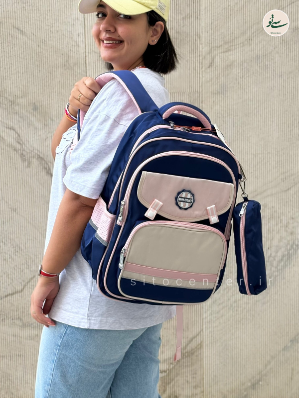 کوله پشتی SUN همراه با جامدادی کد 22196