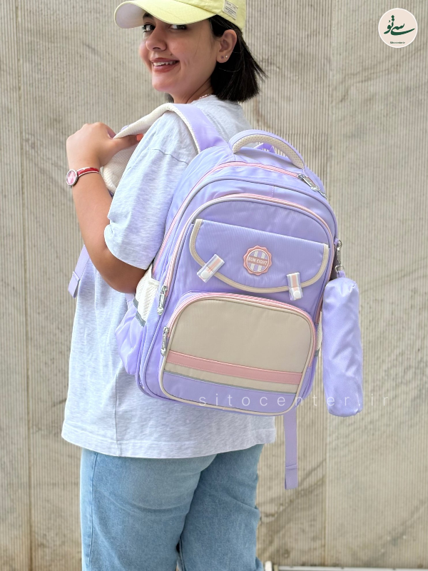 کوله پشتی SUN همراه با جامدادی کد 22196